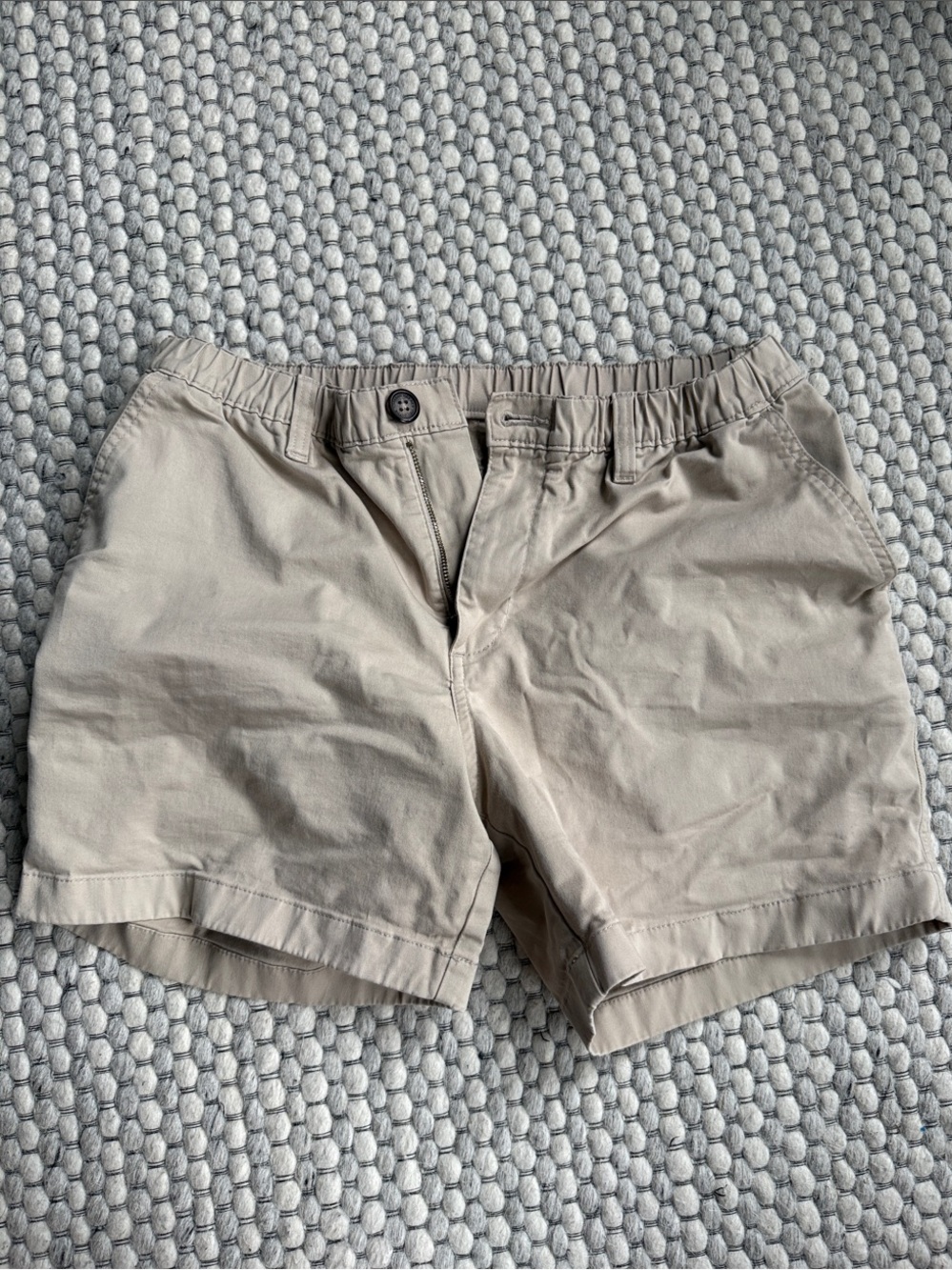 Casual Beige regular fit 5.5 Shorts
